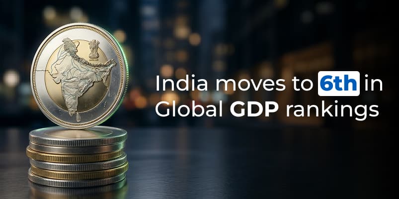 India moves to 6th in Global GDP rankings: Perspective over Panic