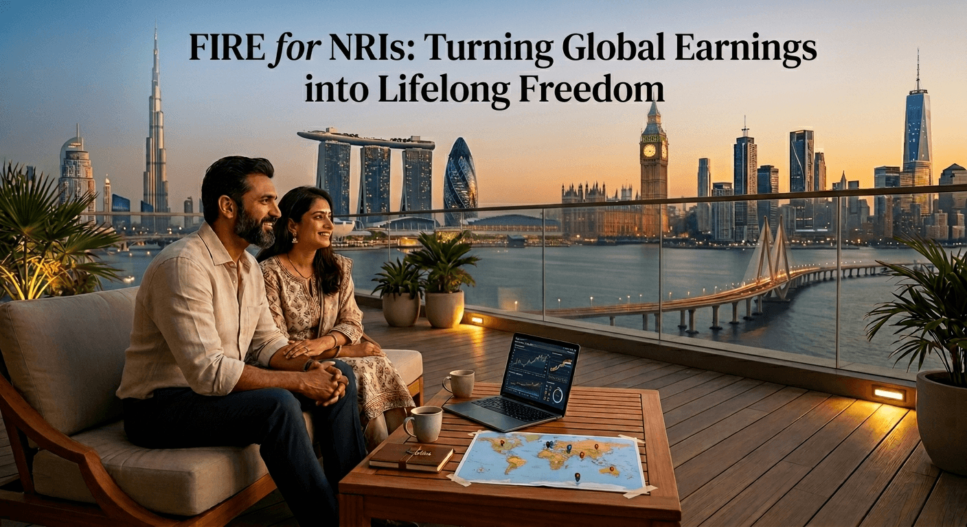 FIRE for NRIs: Turning Global Earnings into Lifelong Freedom FIRE guide for NRIs - financial freedom through global income